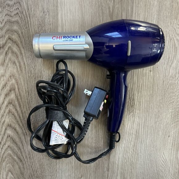 CHI Rocket Low EMF Professional Corded Electric Hair Dryer GF8031 1800W Tested
